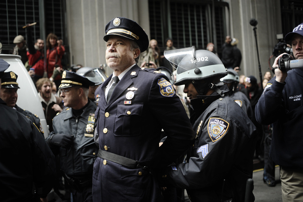 ret. Philly chief of police Ray Lewis, being arrested during OWS